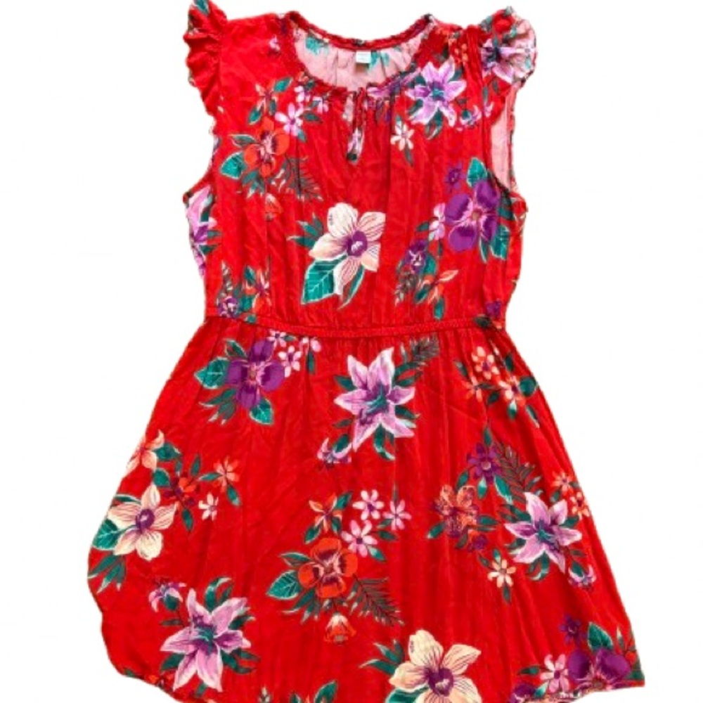 Floral Red Women’s Dress